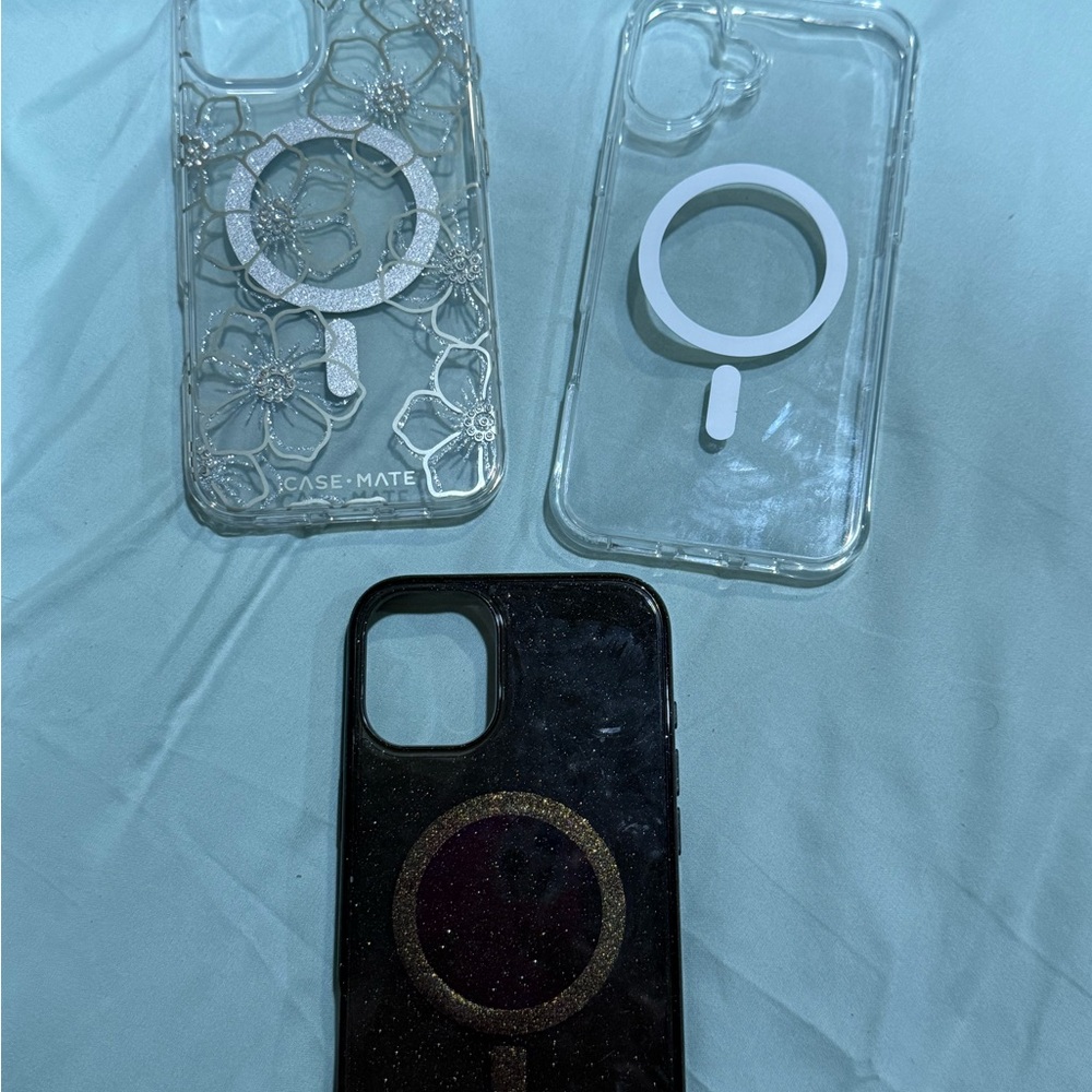 Case-Mate Black and Clear Phone Cases